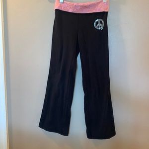 Justice black sweat plants